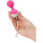 Pure Love Vibrating Silicone Kegel Exercise Balls for Beginners & Advanced, Pelvic Strengthening and Tightening, Pink Color Massage Balls, Clitoral Stimulator, Vibrator