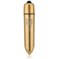 Vibrator, Oomph! Powerful WaterProof Single-speed Massager Mini Bullet Vibrator/Vibes Female Masturbation Toy (Golden)