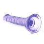 JSCRlove 100% Waterproof 6 Inch Did-Los Women Realistic Soft Suction Cup Toy Soft Wand Massager(Purple) Women Socks