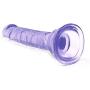 JSCRlove Realistic Ultra Soft-Ďîldɔ 6 Inch Women Body Wand Massager Real Feel Toy with Strong Base Women Socks (Color : Purple)