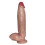 LJJOZ Sex Lifelike 12 Inch Huge Female Body Relax Wand Handsfree for Women - Brown