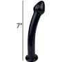 MyXToy® Smooth Black Borosilicate Dildo