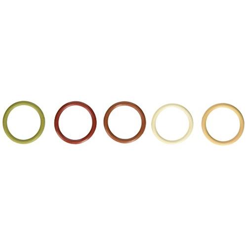 Heart 2 Heart H2h1218-1.75" Nitrile 5pk Crings Mil Green Bric Brn Bone Nud Heart 2 Heart H2h1218-1.75" Nitrile 5pk Crings Mil Green Bric Brn Bone Nud