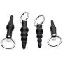 Master Series 4 Piece Silicone Anal Ringed Rimmer Set, Black Master Series 4 Piece Silicone Anal Ringed Rimmer Set, Black