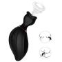 Clitoral Sucking Vibrator - 8 Suction & Kissing Vibration Modes Quiet Waterproof Portable Rechargeable Nipple Stimulatorm, Adult Sex Toy for Women Clit Orgasm Stimulator for Couples or Solo (Black)