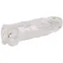 Realistic Soft Silicone Penis Extender, Penis Enhancer, Cock Penis Sheath, Penis Enlargement Sleeve Condom Sexual Delay Ejaculation Toy for Men-Transparent