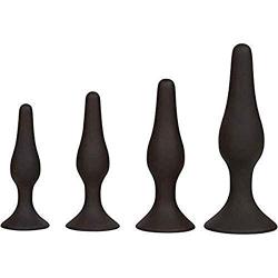 Worth Having/L Toy 4PCS A-nagrave;l% Training Set for Beginner Women, Plug Wide Men (Color : Black)