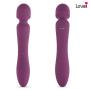 LoveI Dual Motor Wand - Waterproof Rechargeable Dildo Vibrator Adult Sex Toys for Women Massager with 3 Speed Options and 7 pulsating Patterns - Clitoris Stimulator Personal Electric Massagers