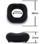 TPTPMAY Superior Silicon Flat Silicone Pennis Sleeve Powerful Massage Long Lasting Toys for Men