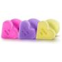 Play with Me - Naughty Candy Heart - Be Mine - Smooth Satin Finish Heart Shaped Bottom Anal Butt Plug - Platinum Silicone - Sex Toy for Men and Women (Pink)