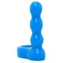 Doc Johnson Platinum Premium Silicone - The Double Dip 2 - Double Penetration C-Ring - Blue