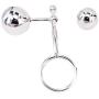Male Chastity Steel Hook Bondage Anal Plug, Eastern Delights Stainless Anal Sex Toys for Men
