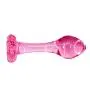 Eastern Delights 4.1 Inches Pink Glass Pleasure Wand, Small for Beginner Starter Anal Sex Play