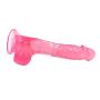 HUOLA 9.1" Beginner Slim Slender Realistic Shaft Toy for Suction Cup