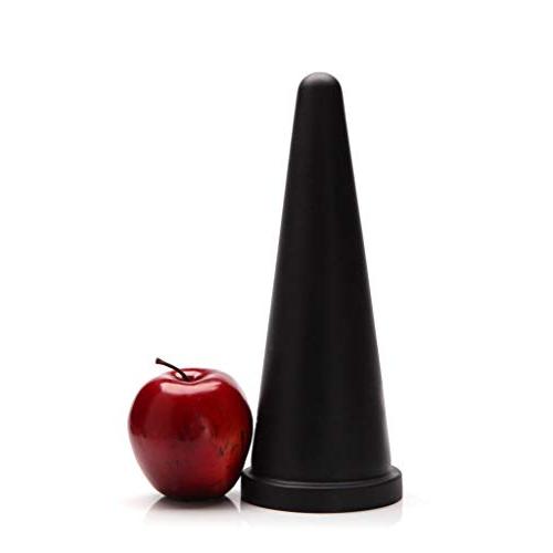 Tantus Cone Large - Ultra Premium Silicone XL Plug - Black