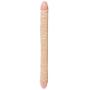 California Exotics Veined Double Dong, Ivory Duo, 18"