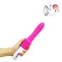 45 Mm Telescopic Distance Rechargeable Automatic Retractable Multispeed Body Vibrating Massager Machine with Suction Cup for Adult Toys