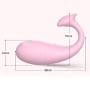 Wireless Wand Massager, Waterproof Powerful Mini Cordless Wand Massaging with 8 Vibrations, Silicone Compact Rechargeable Power Massager(Pink)