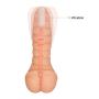 Double Function Soft Realistic Dildo with Bullet Vibrator, Mini Ass Anal Pocket Pussy, Hollow Penis Sleeve, Vibrating Male Masturbators Cup for Men, Lifelike Dong for Women Adult Sex Toys for Couple