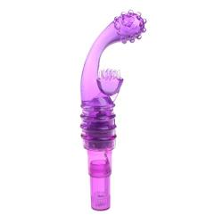 JINZHI Strong Waterproof Tranquil Finger Vibre-tor for Women Adults Brush Products Purple