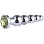 Oolong Random Color Rhinestone Metal Five-Beads TRAI-ning Ȁmâl Plúg for Men for Women