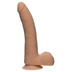 Doc Johnson The D - Realistic D - Slim 9" with Balls - Ultraskyn, Vanilla