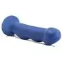 8&quot Realistic Sensa Feel Dual Density Dildo - Platinum Silicone - Ridged Cock Dong - Suction Cup Harness Compatible - Sex Toy for Women - Sex Toy for Adults (Indigo)