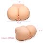 Y-Not Lifelike 3D Sex Doll Male Masturbator Realistic Silicone Ass Vagina Pussy and Anal Stroker Sex Toy with Vibrator Flesh