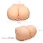 Y-Not Lifelike 3D Sex Doll Male Masturbator Realistic Silicone Ass Vagina Pussy and Anal Stroker Sex Toy with Vibrator Flesh