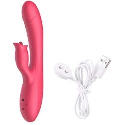 QUQUMARY 100% High Quality Intelligent Tongue Warming Bunny Rábbit-t GSpottèr Vibrartor Powerful Clitò-riall Thrusting Stimu~latōr for Women Relaxing Toy for Women Toys