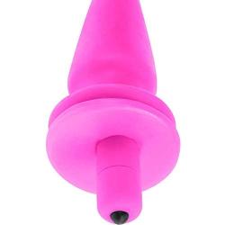 Pipedream Products Neon Vibrating Butt Plug Dildo, Pink, 1 Pound