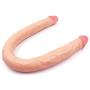 JSCRlove 21.56 Inch Soft-Double Headed Dildɔs Flesh Realistic Dual Density Toy Women Realistic Soft Suction Cup Women Socks