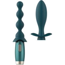 Le Stelle Perks Series Exo Anal Beads and Plug Teal