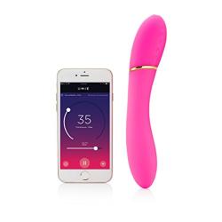 Umie - The Worlds Most Interactive Personal Wand Massager with Powerful Heat Vibration, Voice Activation, Variable Speed and Advanced Sensor Technology for Women (Pink)