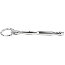 Eastern Delights Elite Stainless Solid Urethral Sounds Plug, 4.53 inch