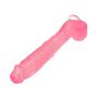 Full 100% Silicone 12 Inch Soft Toy with Suction Cup Base Great for Beginners Toys Friction Attrition - Pink - Biyenanian1.2