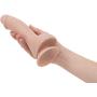 Pure Love 7.5 Inch Silicone Dildo with Suction Cup, Beige Color Dong, Adult Sex Toy