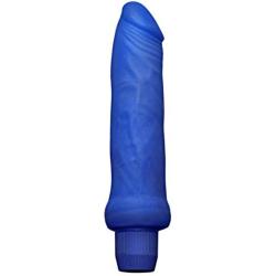 The Buzzing Blue Realistic Penis Vibrator