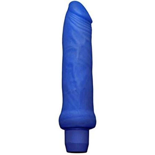 The Buzzing Blue Realistic Penis Vibrator