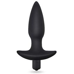 Qise Silicone Three Sizes Anal Plug Vibrator Adult Sex Toy for Masturbation (S)