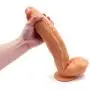 HYLHYL5-F Pěggìng Stràp ón, 11 Inch Big Size Double Layered Silicone Stick Simulated Skin-Safe Private | Diameter 5.8cm/2.28iches