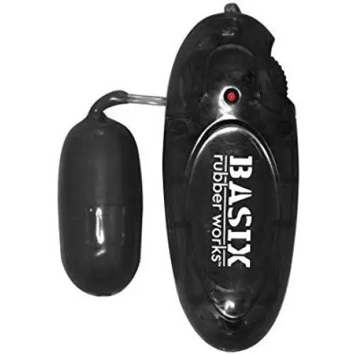 Basix Rubber Works Jelly Egg, Black Basix Rubber Works Jelly Egg, Black