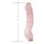 Pink Lust Penis Cock Sheath Sleeve Enhancer Extender Enlarger, Natural Pink Lust Penis Cock Sheath Sleeve Enhancer Extender Enlarger, Natural