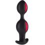 Fun Factory Sex Toys | Butt Plug B-Balls Uno and B Balls Duo Anal Sex Toys | Anal Toy with Rotating Inner Balls Anal Plug (Black/Red)