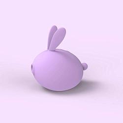 Sucking Rabbit Toys-USB Charging Silent Waterproof (Purple)