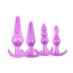 USQD Ǎnál Plug Silicone Ǒrgàsm Ànàl Beads Balls Bǔtt Plug Play Ǎdúlt Stīmúlǎtíón Flǐrtíng Toys Beadspurple