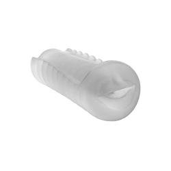 Doc Johnson Balls Deep - ULTRASKYN - 9 Inch Close-Ended Stroker - Creates Natural Suction - Heavy Duty Masturbator - Mouth