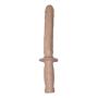 Doc Johnson Classic - The Manhandler - 14.5 Inch - 9.5 Inch Usable Length - Dildo with Handle - White