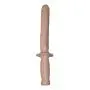 Doc Johnson Classic - The Manhandler - 14.5 Inch - 9.5 Inch Usable Length - Dildo with Handle - White