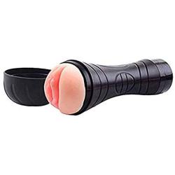 Male Intelligent Handsfree Auto Suck Oral-Cup Induced Deep Throat Sucking Stīmulatǐon Men Toy Black
